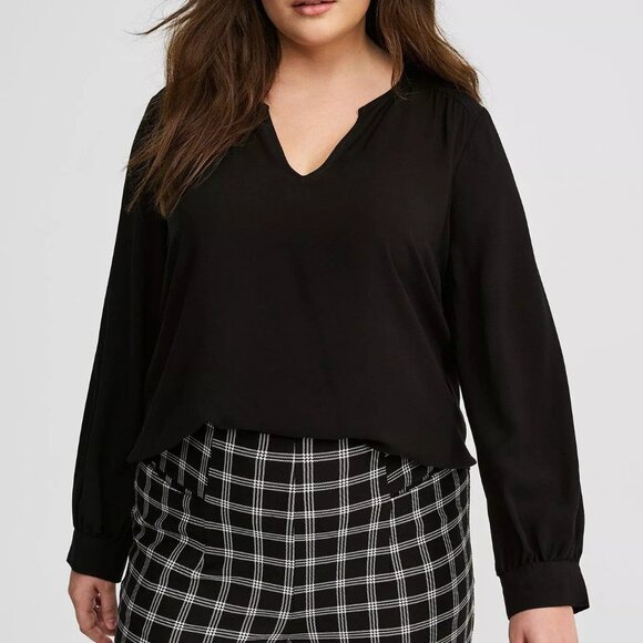Torrid Harper Pullover Blouse - Picture 1 of 8